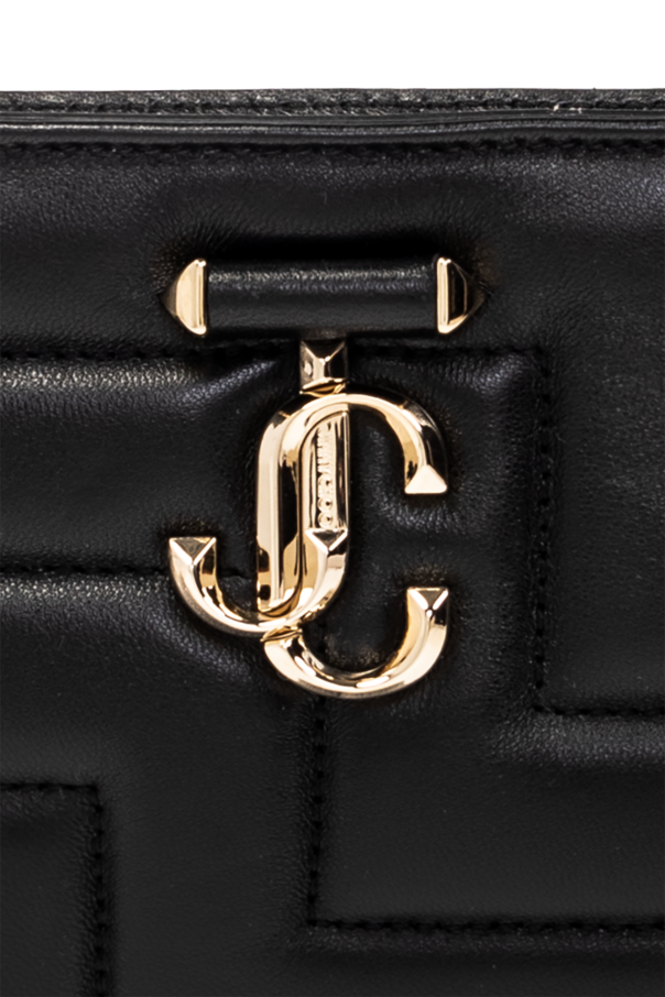 Jimmy Choo Avenue Slim ショルダーバッグ ブラック/ラテ 名東】【JIMMY CHOO】ジミーチュウ AVENUE MINI ショルダー